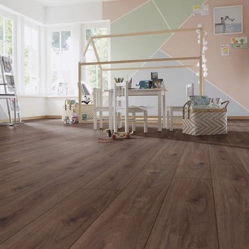 ДУБ ПРЕСТИЖ ТЁМНЫЙ ЛАМИНАТ  KRONOTEX  EXQUISIT ламинат для пола